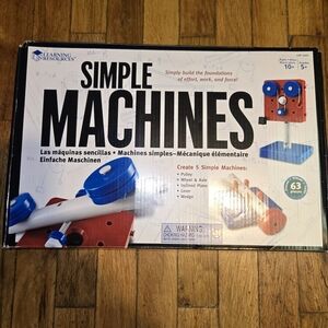 Simple Machines STEM Kids Physics Set By Learning Resources Ages 10+  New
